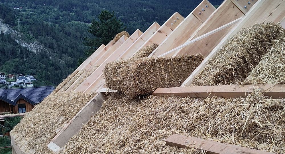 Einfamilienhaus Holzbau mit Stroh gedämmt